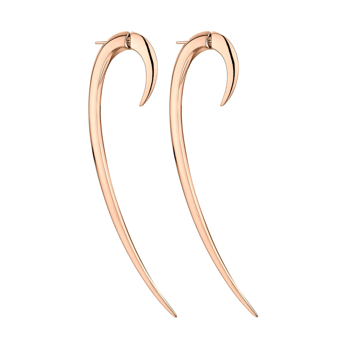 Shaun Leane Hook 18ct Rose Gold Plated Vermeil Silver Size 3
