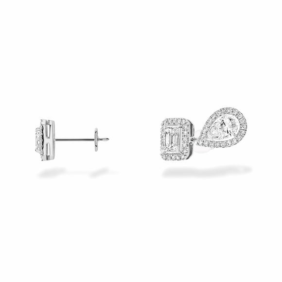 White Gold 0.81ct Diamond Stud Earrings