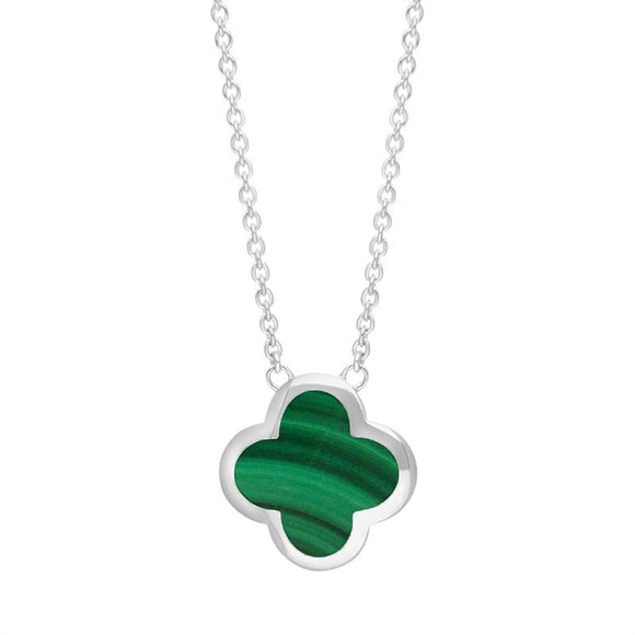 Emerald Four Leaf Clover Necklace